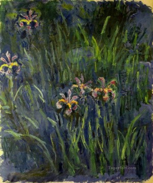 Irises II Claude Monet Impressionism Flowers Oil Paintings